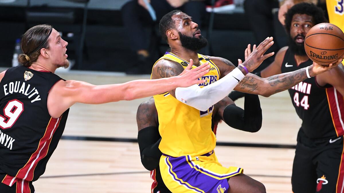 LA Lakers crush Miami Heat in NBA finals opener behind Anthony