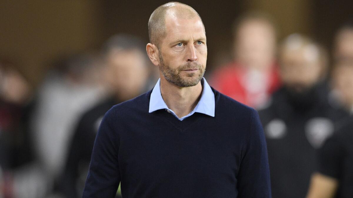 Gregg Berhalter - US coach at the World Cup representing the