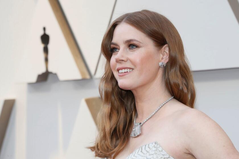 Mandatory Credit: Photo by ETIENNE LAURENT/EPA-EFE/REX (10118627qj) Amy Adams arrives for the 91st annual Academy Awards ceremony at the Dolby Theatre in Hollywood, California, USA, 24 February 2019. The Oscars are presented for outstanding individual or collective efforts in 24 categories in filmmaking. Arrivals - 91st Academy Awards, Los Angeles, USA - 24 Feb 2019 ** Usable by LA, CT and MoD ONLY **