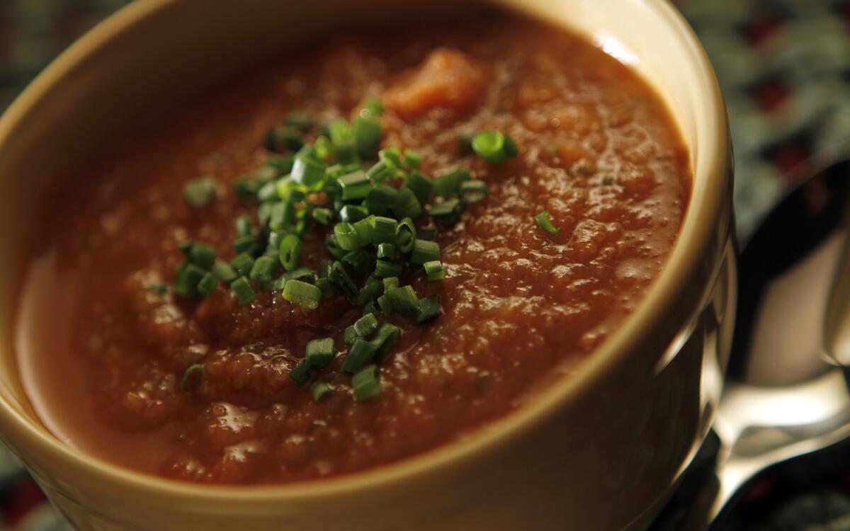 Urth Caffe's gazpacho