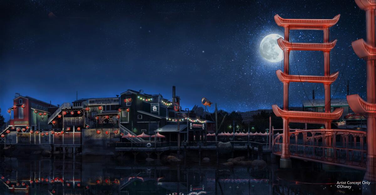 Pacific Wharf in Disney California Adventure park will be reimaged as San Fransokyo from “Big Hero 6."