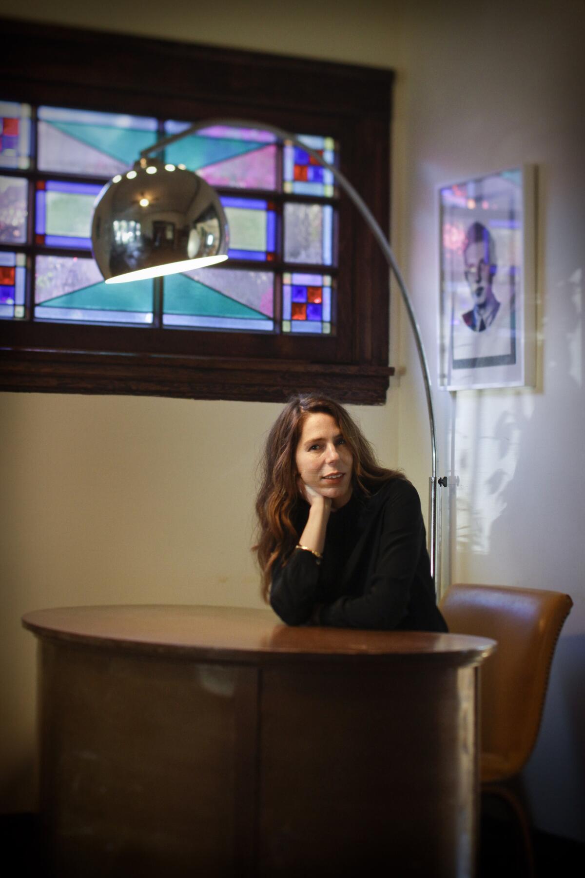 Novelist Rachel Kushner, photographed at her home in Los Angeles.