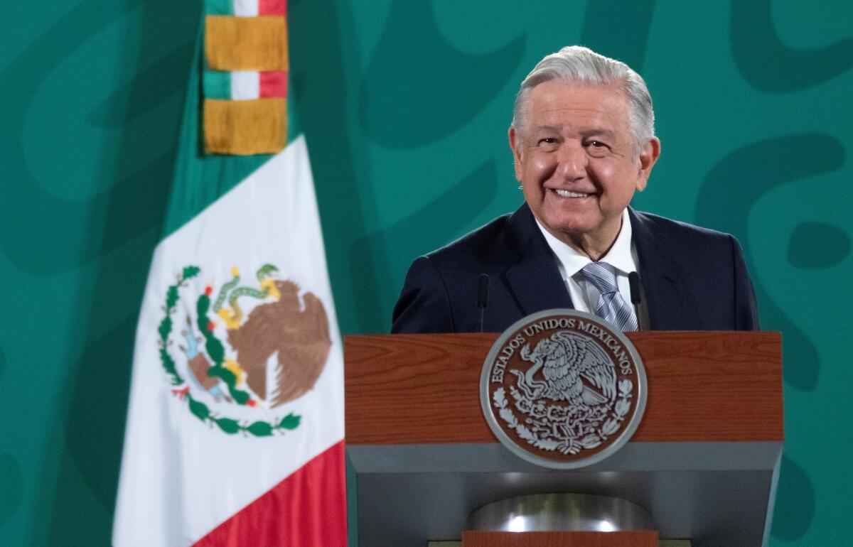 López Obrador: "No queremos que México sea un campamento de migrantes"