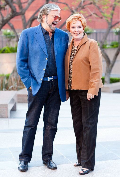 Edward and Patricia Turrentine are from Pasadena. Edward, who says his style is casual chic, is wearing jeans by Verasce, a cashmere jacket, a belt by Hermes and a Polo jacket.