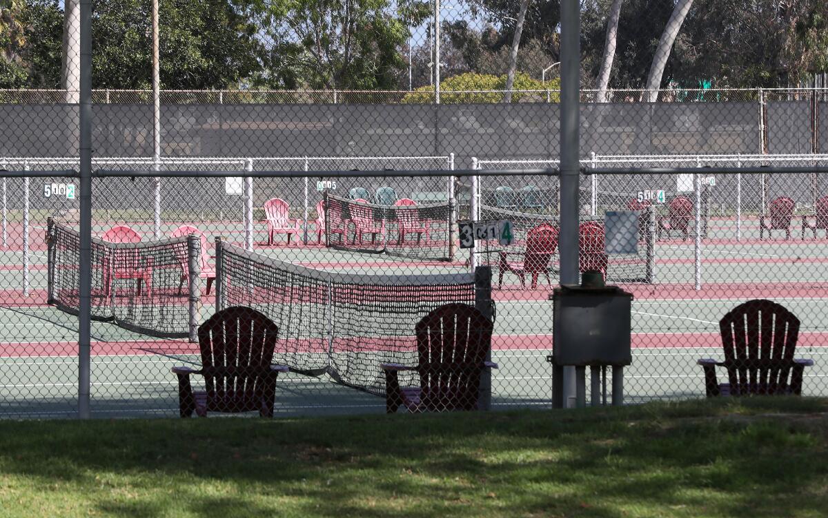 The Costa Mesa Tennis Center.
