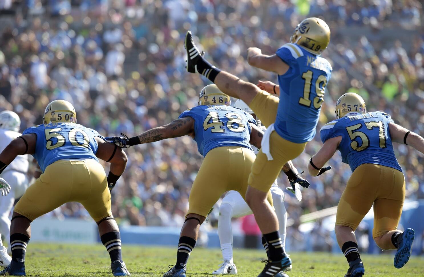 NFL Draft على X: UCLA punter Matt Mengel got creative with