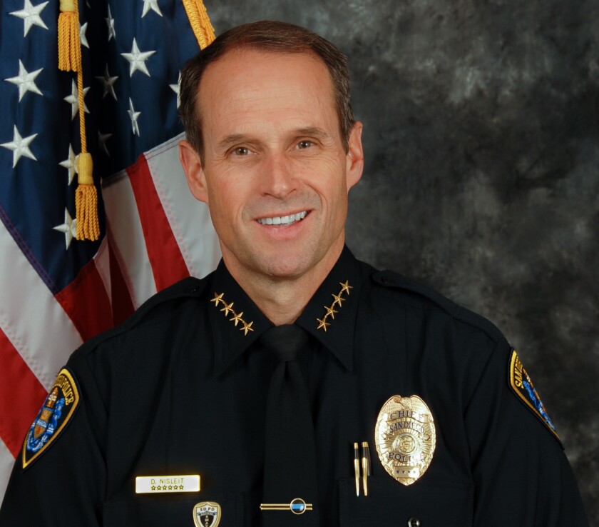 David Nisleit has been the chief of police for the San Diego Police Department since 2018.