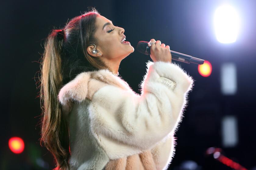 Ariana Grande performs at Wango Tango at StubHub Center on Saturday, May 14, 2016, in Carson, Calif. (Photo by Rich Fury/Invision/AP)