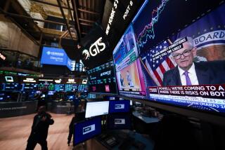 File - Federal Reserve chairman Jerome Powell appears on a video monitor on the floor at the New York Stock Exchange in New York on July 26, 2023. Most analysts expect the central bank will leave its benchmark rate alone when the Federal Reserve wraps up a two-day rate policy meeting on Wednesday, Jan. 31, 2024. (AP Photo/Seth Wenig, File)