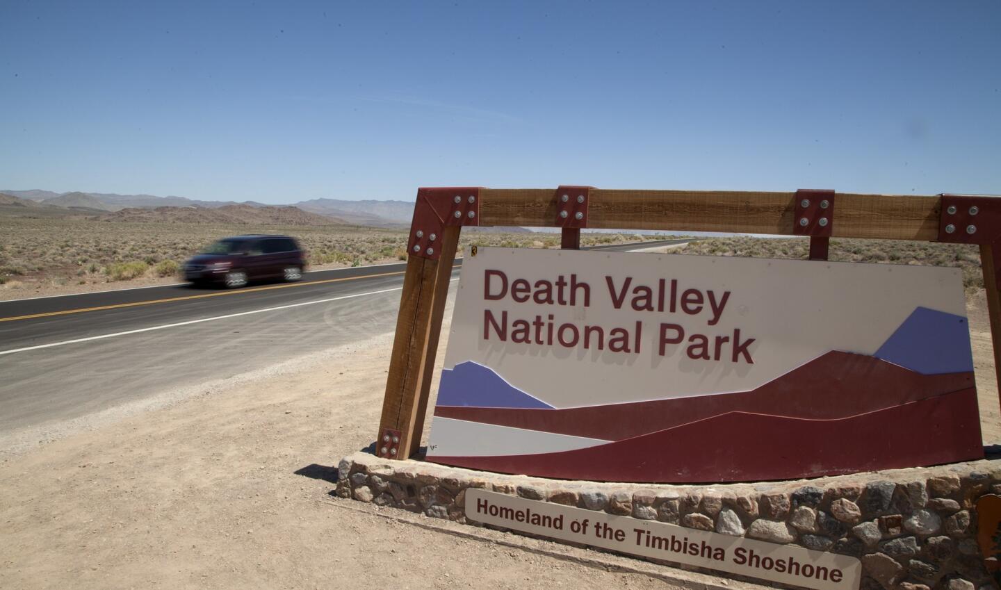 Death Valley's west entrance