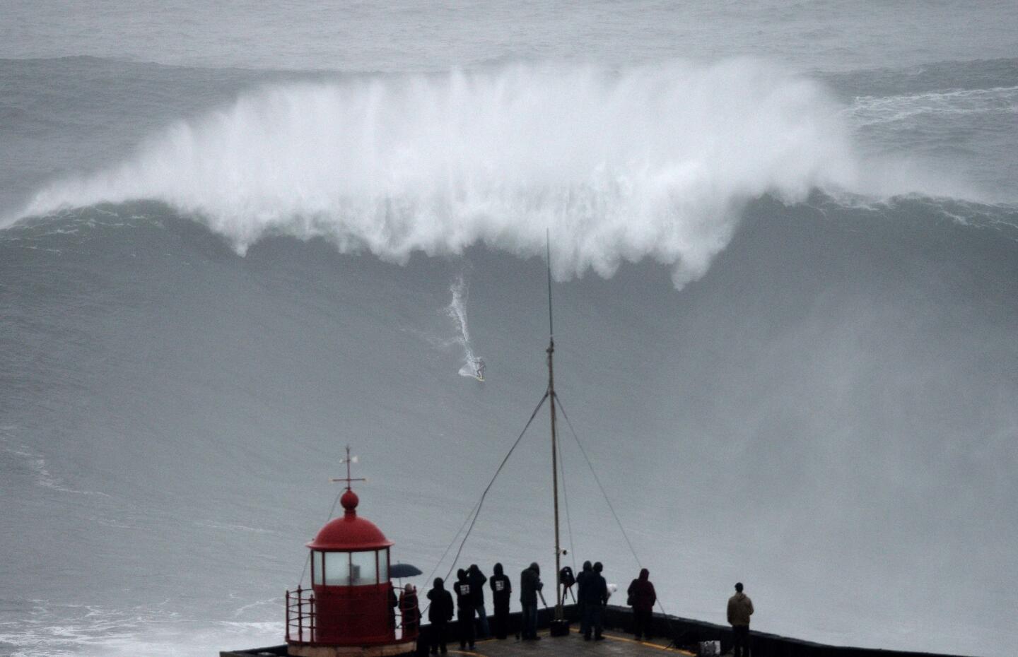 Big wave surfing