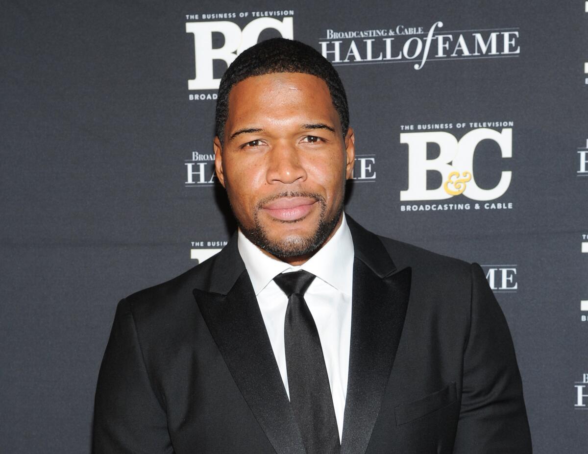Former professional football player Michael Strahan, co-host of "Live With Kelly and Michael," is close to completing a deal to join "Good Morning America."