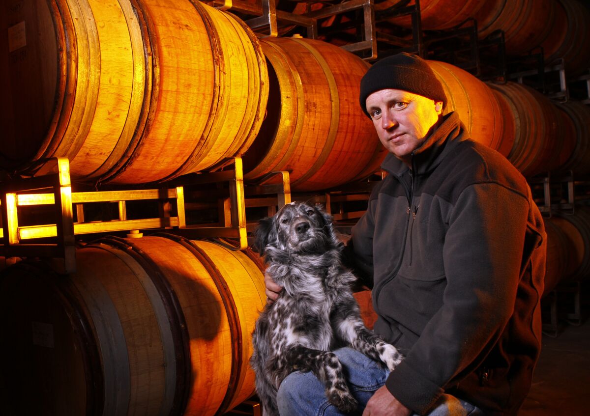 Neil Collins, executive winemaker and vineyard manager of Tablas Creek Vineyards on the Central Coast.