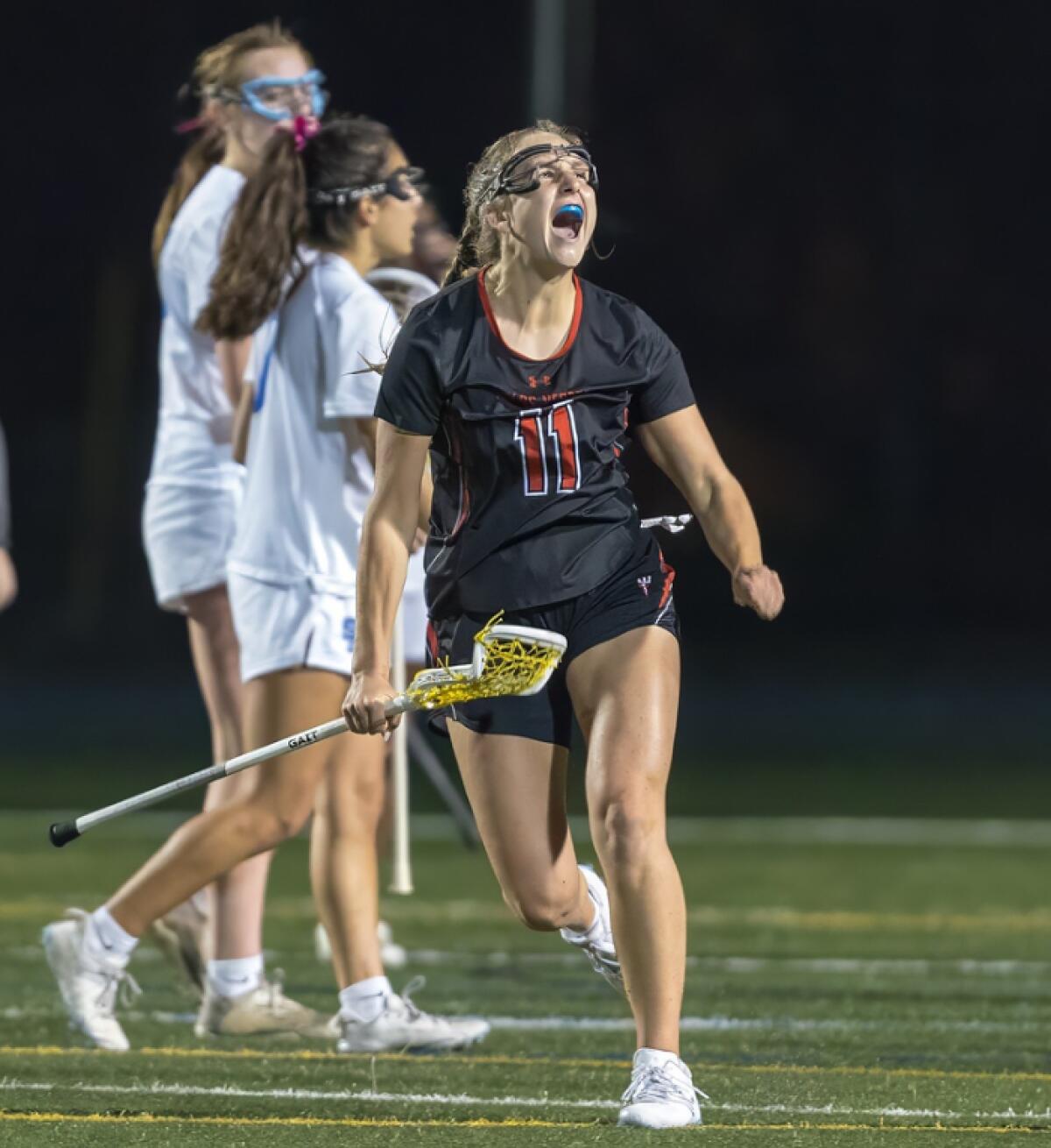 Riley Padian of Palos Verdes has become the school's all-time points leader in lacrosse.