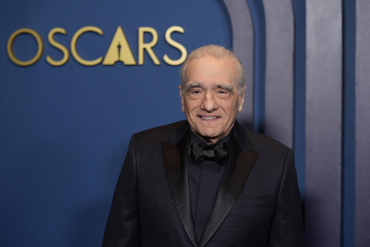 Martin Scorsese llega a los Premios de los Gobernadores el martes 9 de enero de 2024