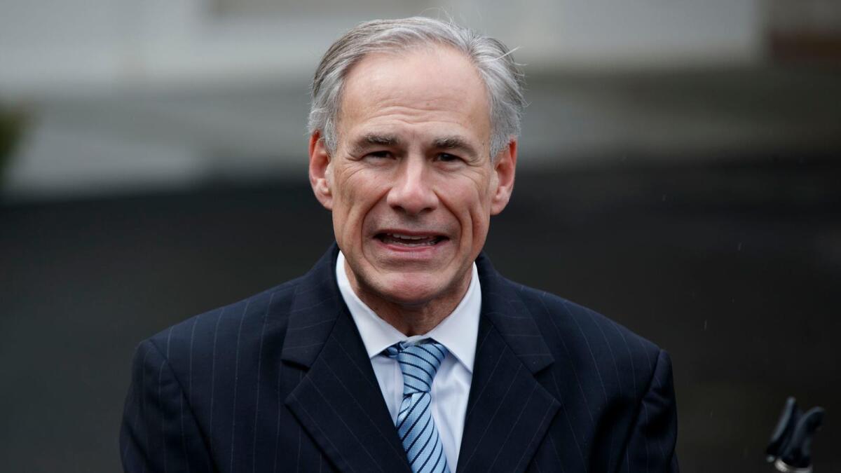 Texas Gov. Greg Abbott 