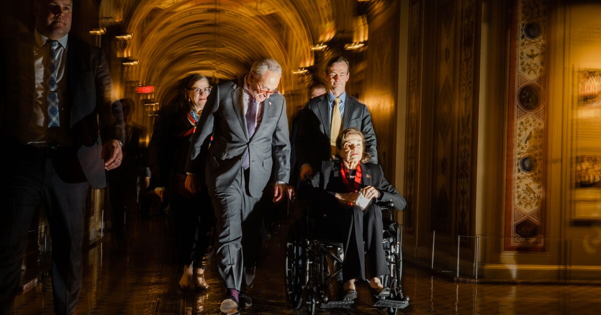 Feinstein casts her first vote on Senate floor after months-long absence due to illness Feinstein casts her first vote on Senate floor after months-long absence due to illness