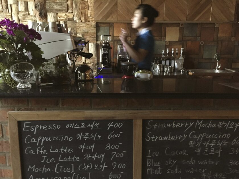 Ap Photos Coffee Shops All The Rage In North Korean Capital The San Diego Union Tribune