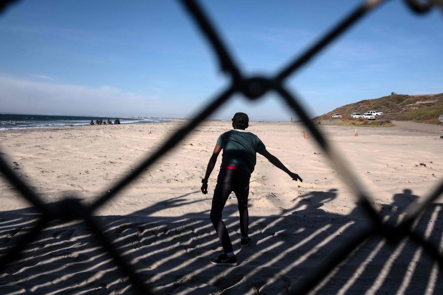 Migrantes en Tijuana