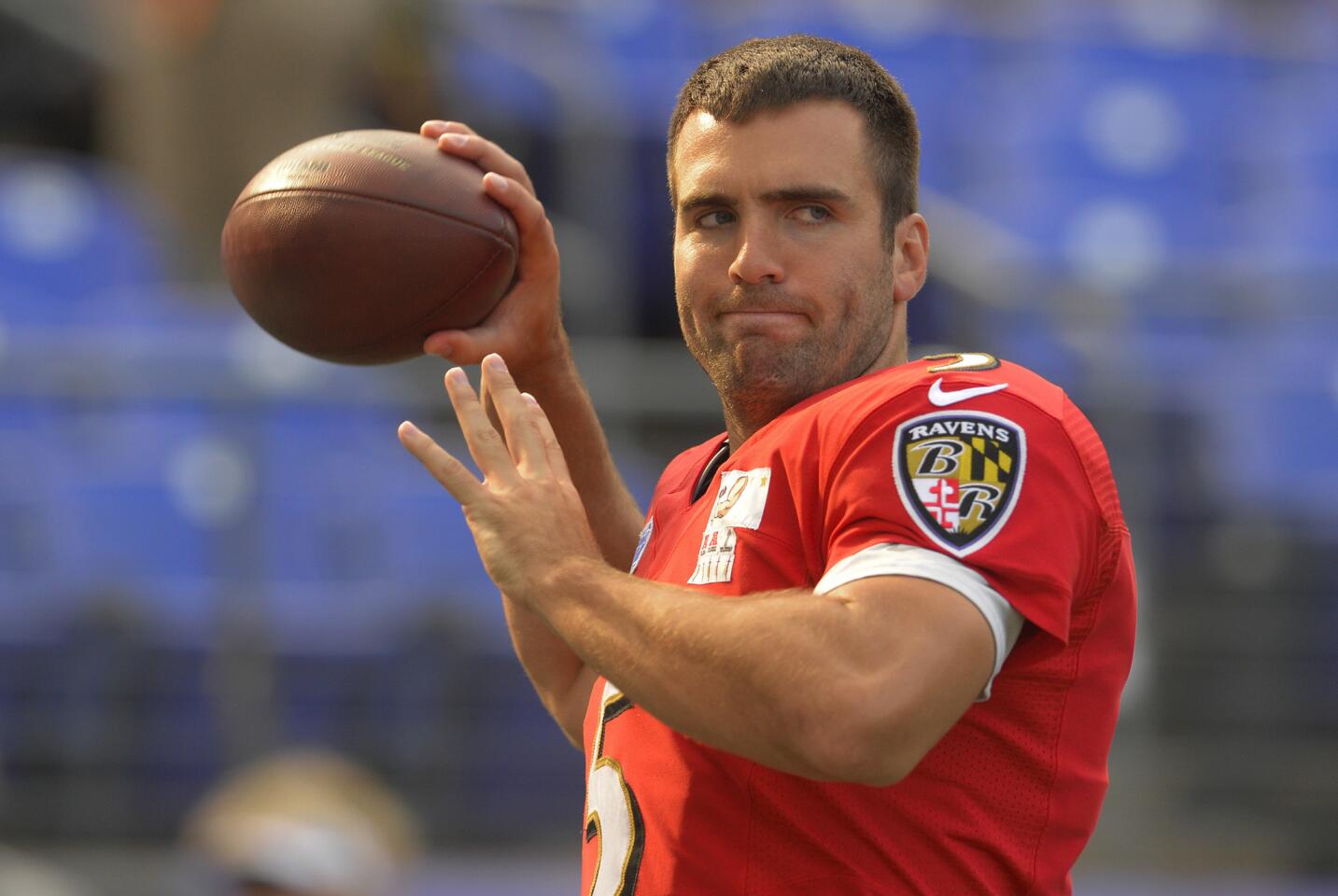 Flacco at M&T in 2013