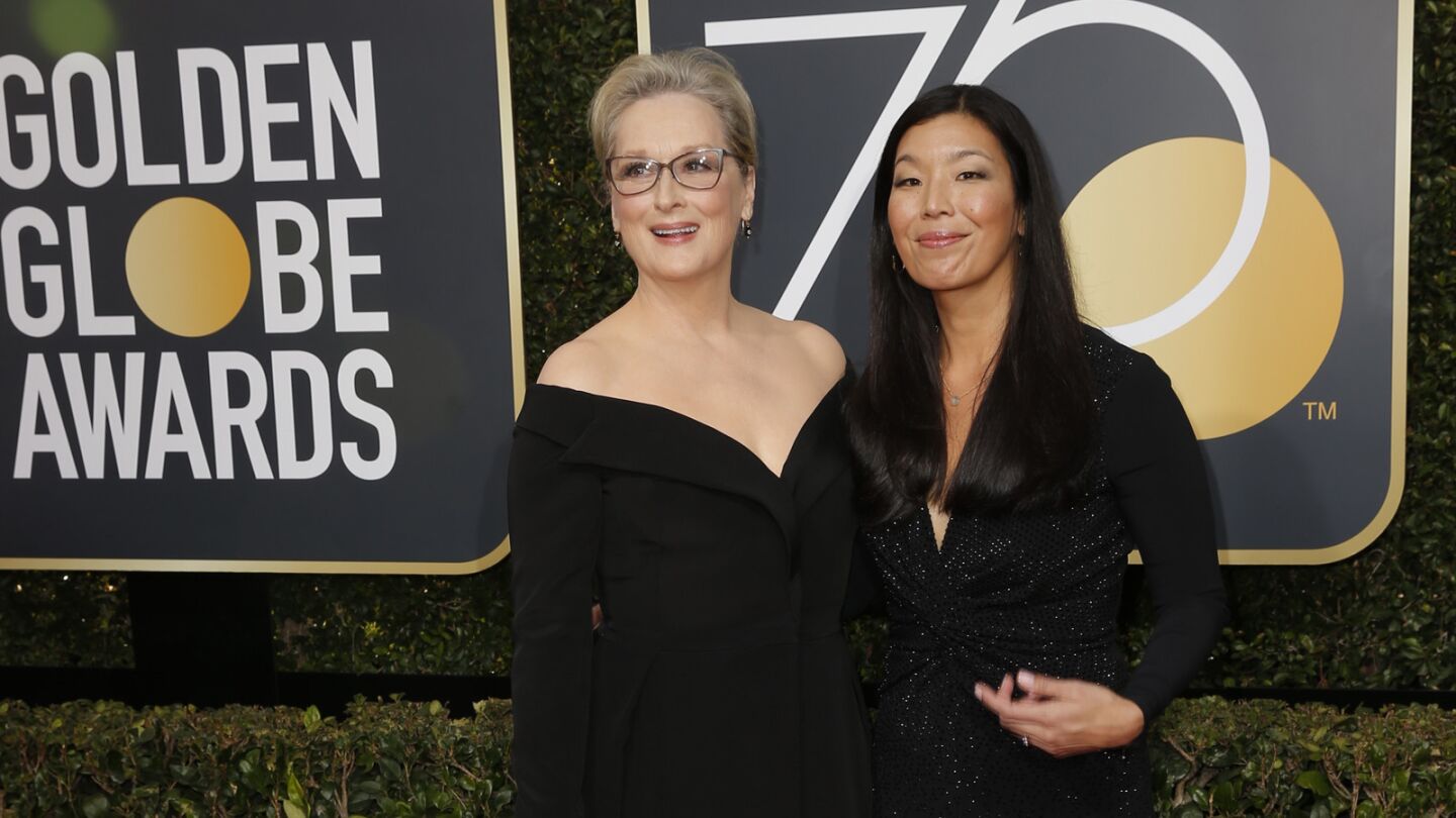 Meryl Streep, left, and Ai-jen Poo