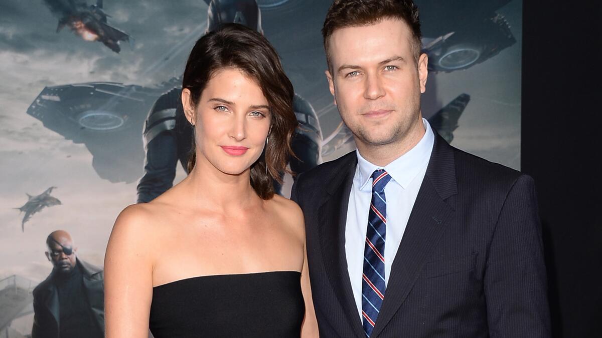 Actress Cobie Smulders, left, and husband actor Taran Killam are expecting their second child.