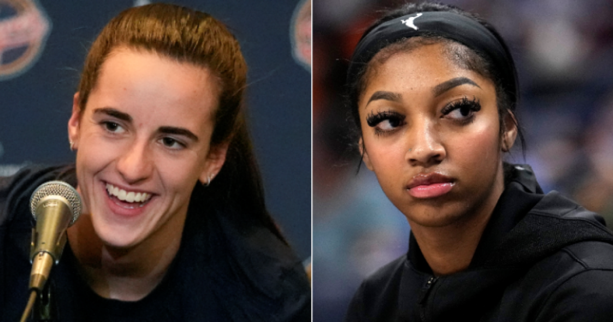 Caitlin Clark, Angel Reese team up for first time as WNBA All-Stars - Los Angeles Times