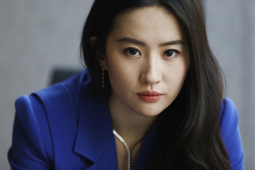 LOS ANGELES-CA-MARCH 10, 2020: Liu Yifei is photographed at the InterContinental hotel in downtown Los Angeles on Sunday, March 8, 2020. (Christina House / Los Angeles Times)