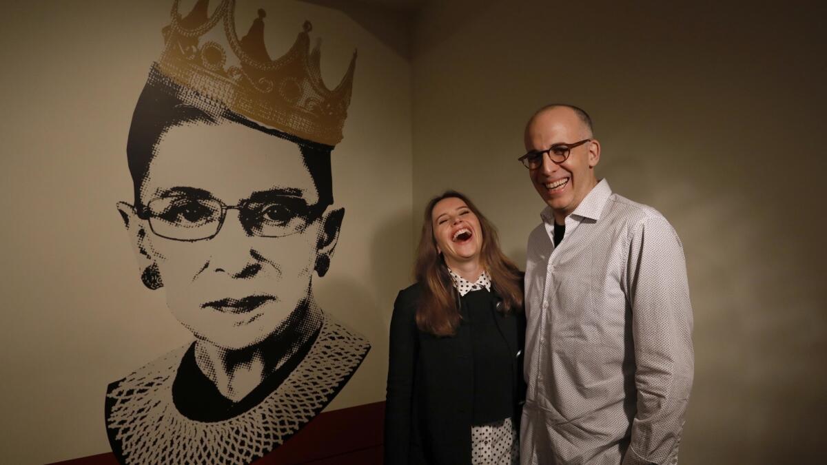Jones and Stiepleman believe Ruth Bader Ginsburg is seen as leader in gender equality.