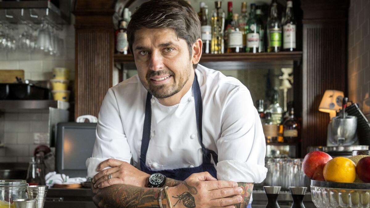 Ludo Lefebvre, of L.A.'s Trois Mec, Petit Trois and Trois Familia, will be among the A-list celebrity chefs cooking at the KAABOO festival in September.