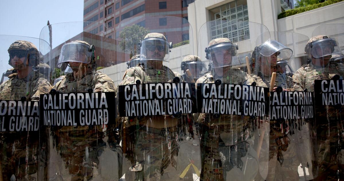 California will sue Trump over 'unlawful, unprecedented' National Guard deployment