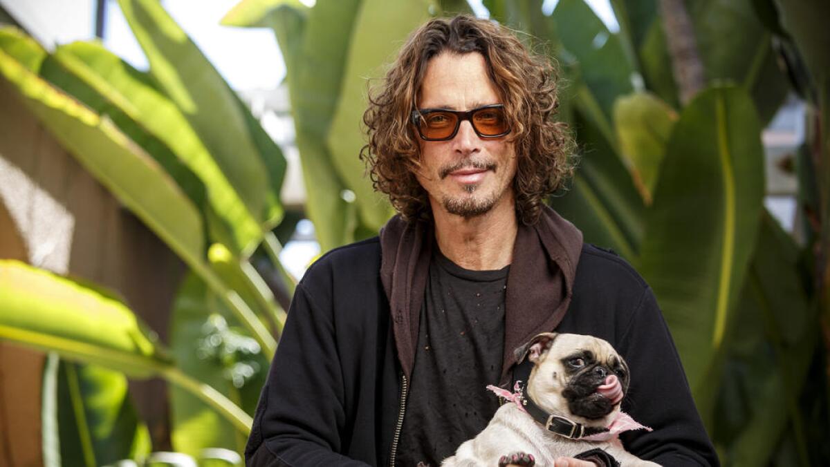 The late Soundgarden singer Chris Cornell, photographed in Beverly Hills in 2015, will be memorialized with a music therapy program for children in Seattle.