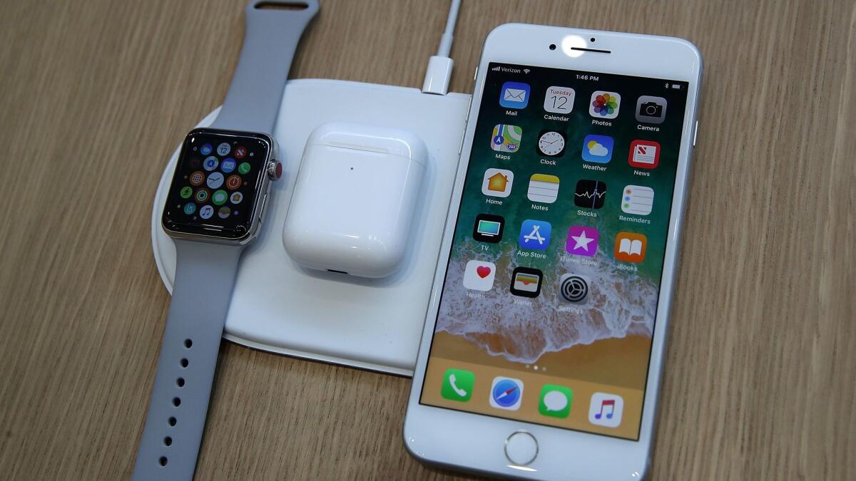 Apple's AirPower wireless charging mat was intended to charge an Apple Watch, iPhone and AirPods earphones all at once without connecting them to cables.