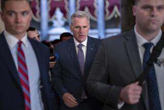Speaker of the House Kevin McCarthy, R-Calif., heads to the chamber to begin the week, at the Capitol in Washington, Monday, Sept. 18, 2023. McCarthy is trying to win support from right-wing Republicans by including spending cuts and conservative proposals for border security and immigration. (AP Photo/J. Scott Applewhite)