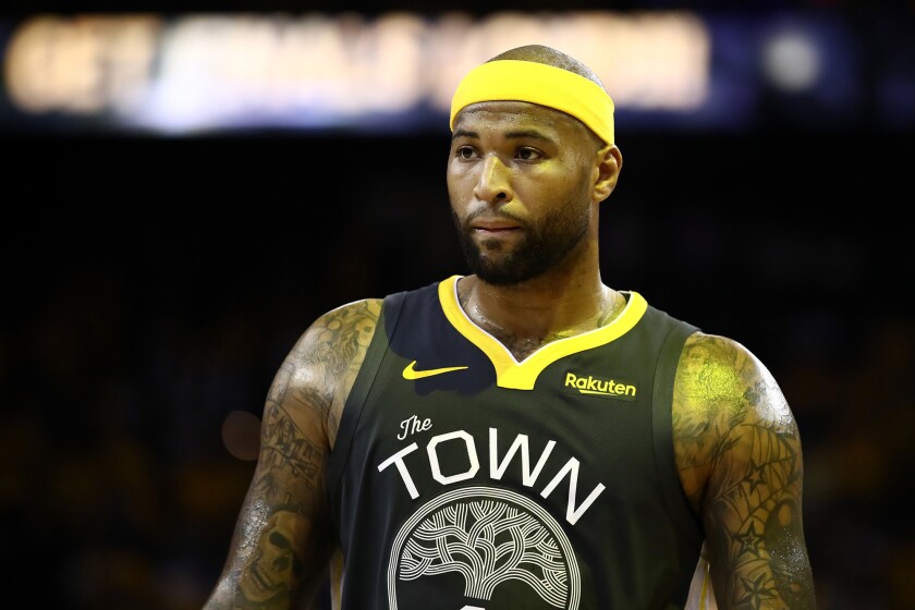 Lakers center DeMarcus Cousins is under investigation for allegedly threatening the mother of his child.