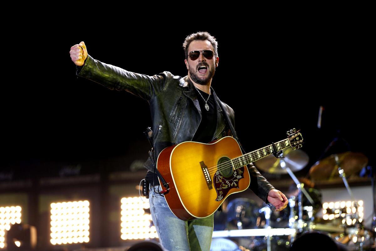 Eric Church at the 2016 Stagecoach Country Music Festival at the Empire Polo Club in Indio.
