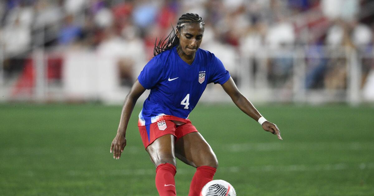 Naomi Girma เล่นให้กับ American Women’s Football ในการแข่งขันที่เป็นมิตรที่กำลังจะมาถึง Naomi Girma เล่นให้กับ American Women’s Football ในการแข่งขันที่เป็นมิตรที่กำลังจะมาถึง