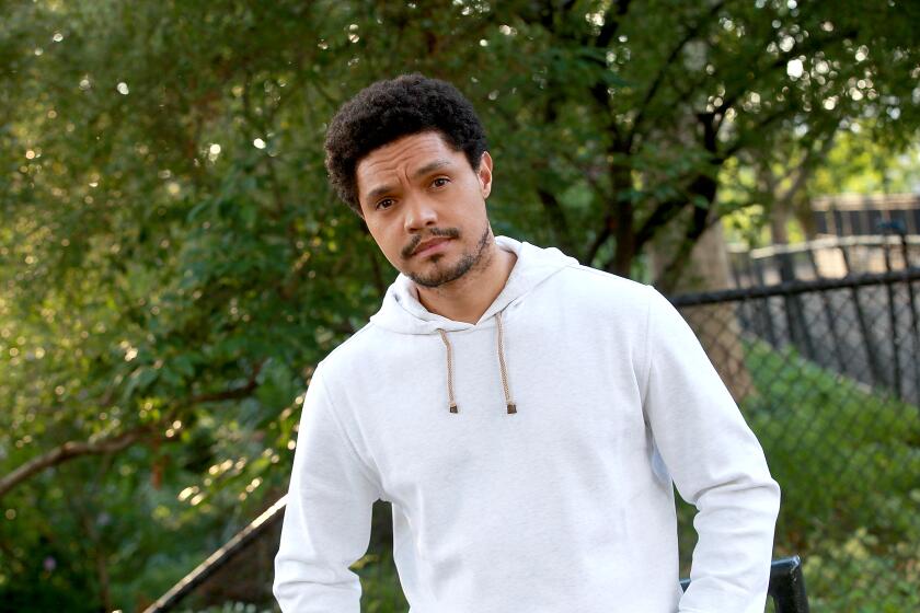 New York, N.Y., AUGUST 18, 2020 - - THE DAILY SHOW talk host Trevor Noah has been doing great work between keeping up with the Trump Administration and the Coronavirus. We meet up with Trevor at the DeWitt Clinton Park for a quick chat. (Kirk McKoy / Los Angeles Times)