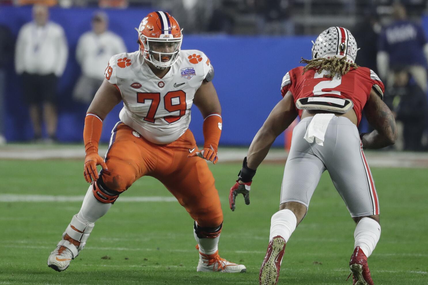 Bengals get O-line help, pick Carman in second round - The San Diego  Union-Tribune