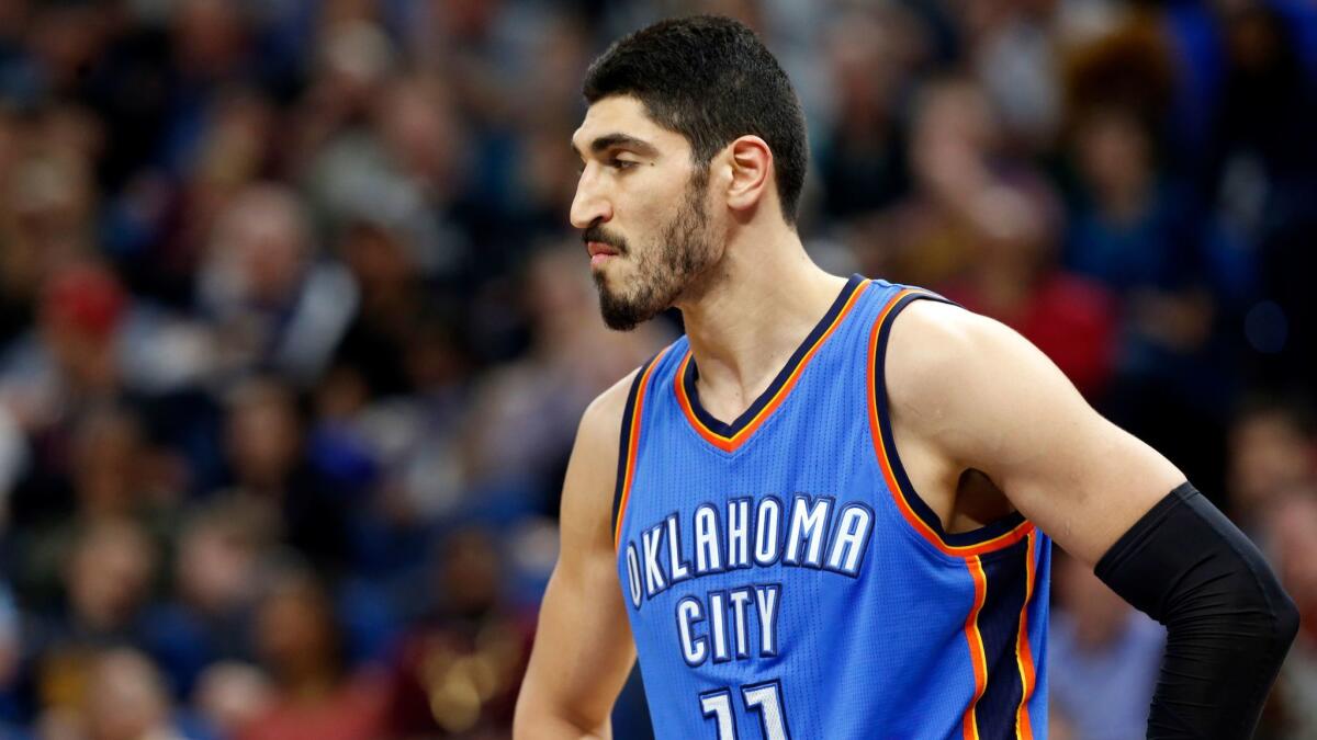 Oklahoma City center Enes Kanter