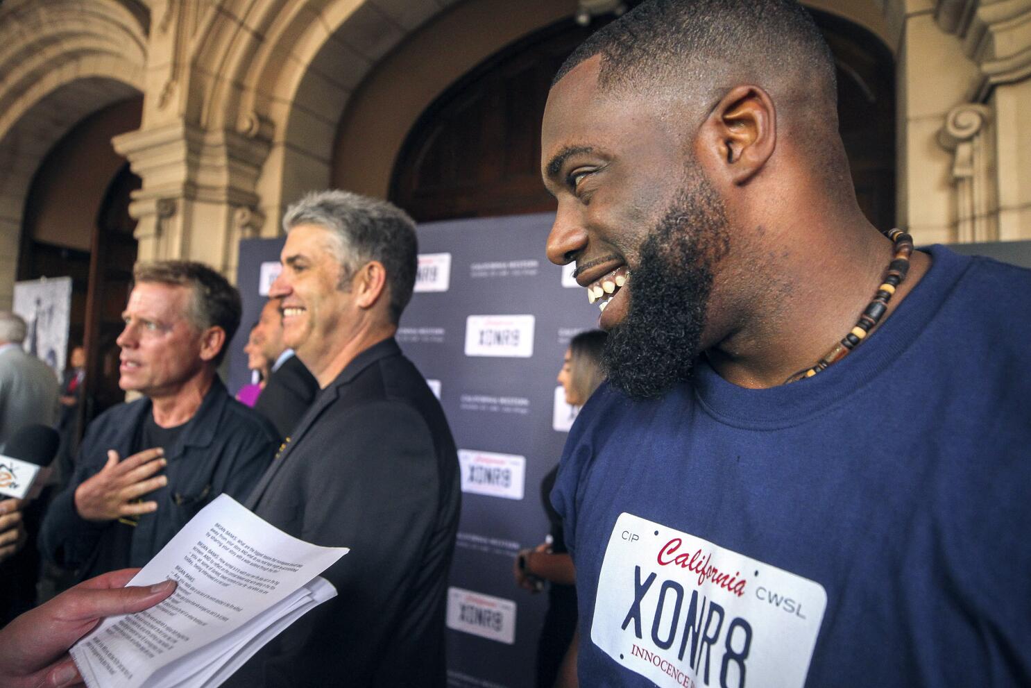 Actors, attorneys and exonorees walk the red carpet at screening of 'Brian  Banks' movie in Balboa Park - The San Diego Union-Tribune