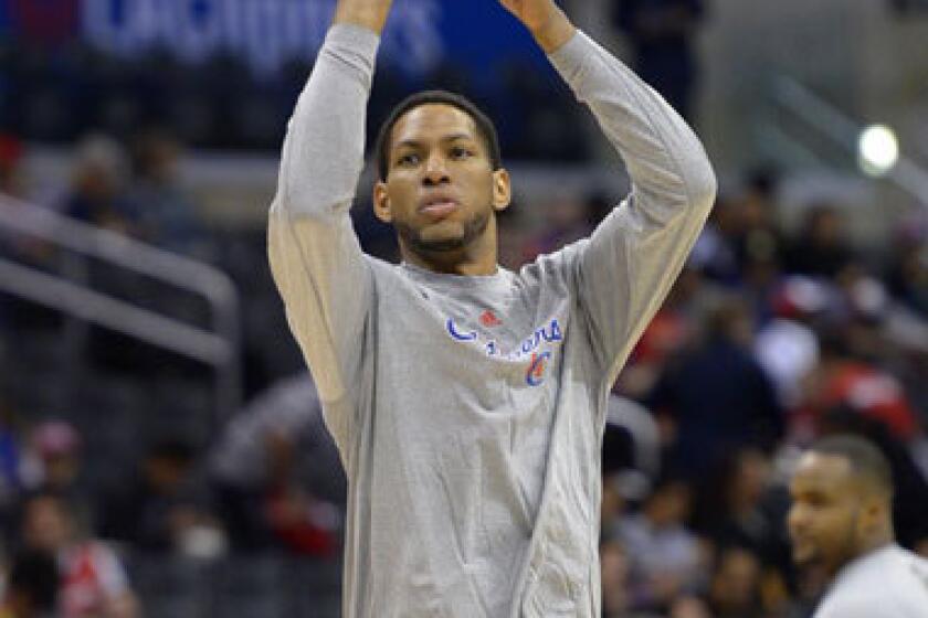 Danny Granger during practice with the Clippers on Saturday.