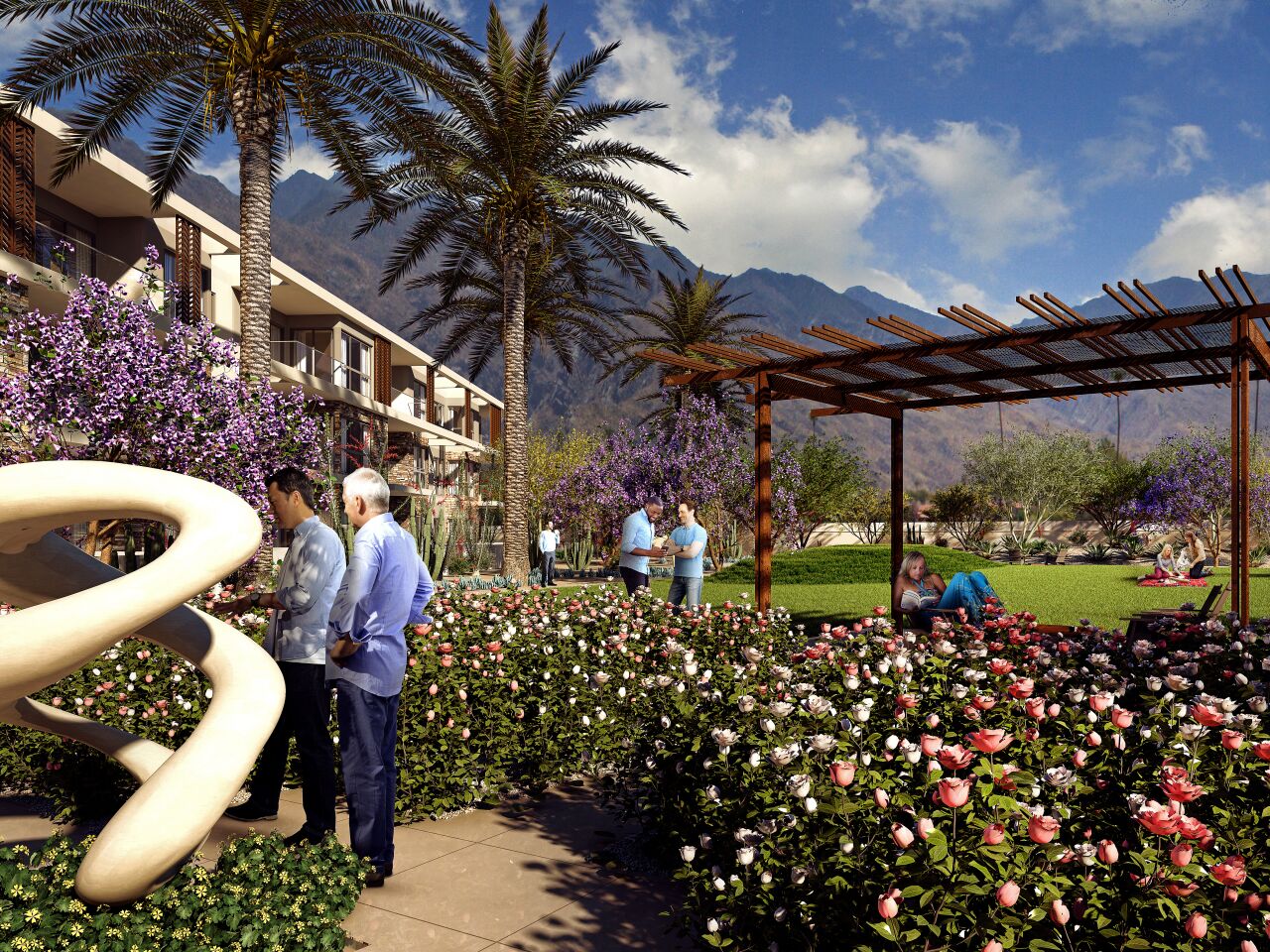 Palm Springs luxury condo complex geared to LGBTQ seniors