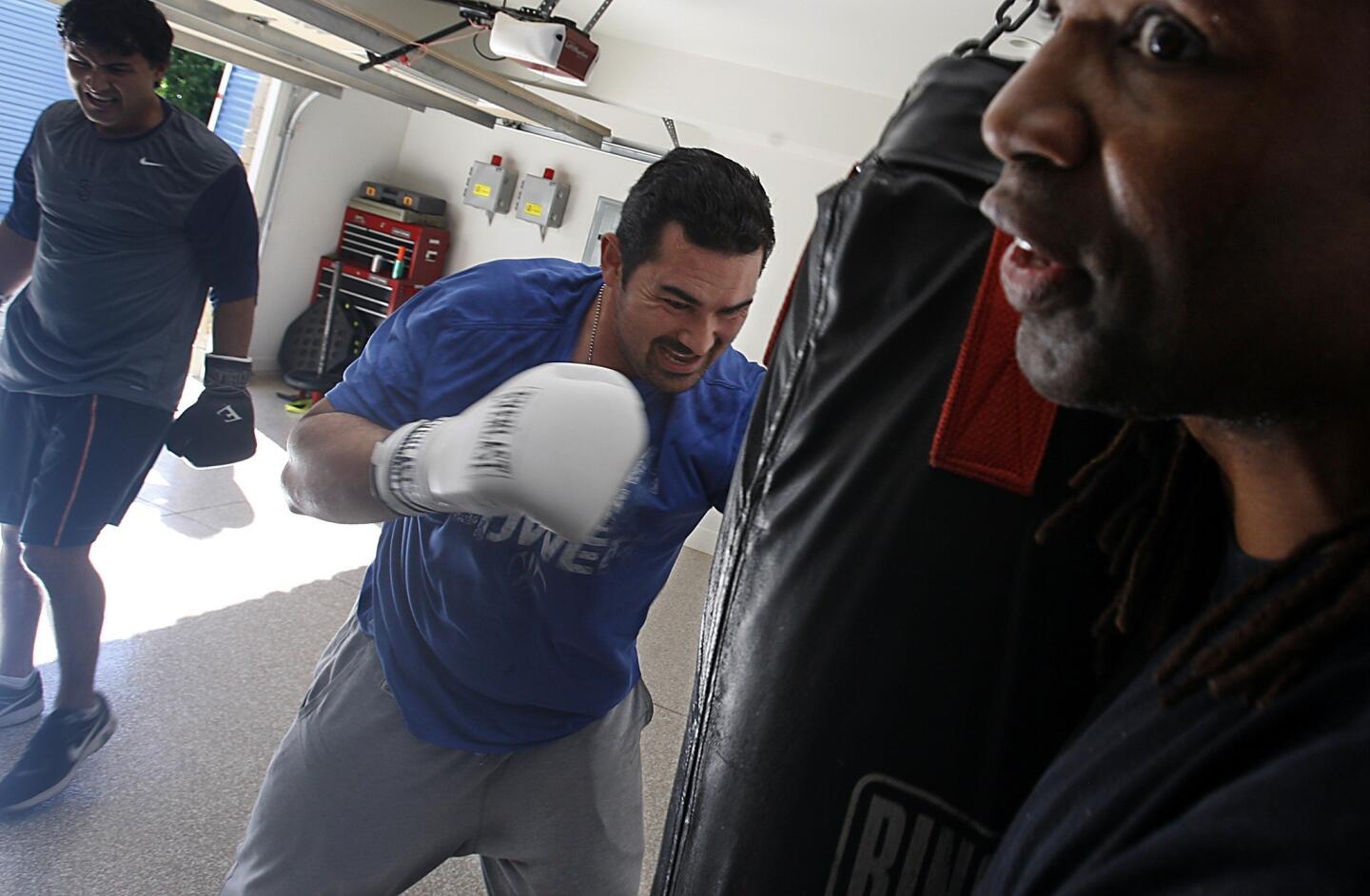 Luis Cruz, Adrian Gonzalez, Chris Byrd