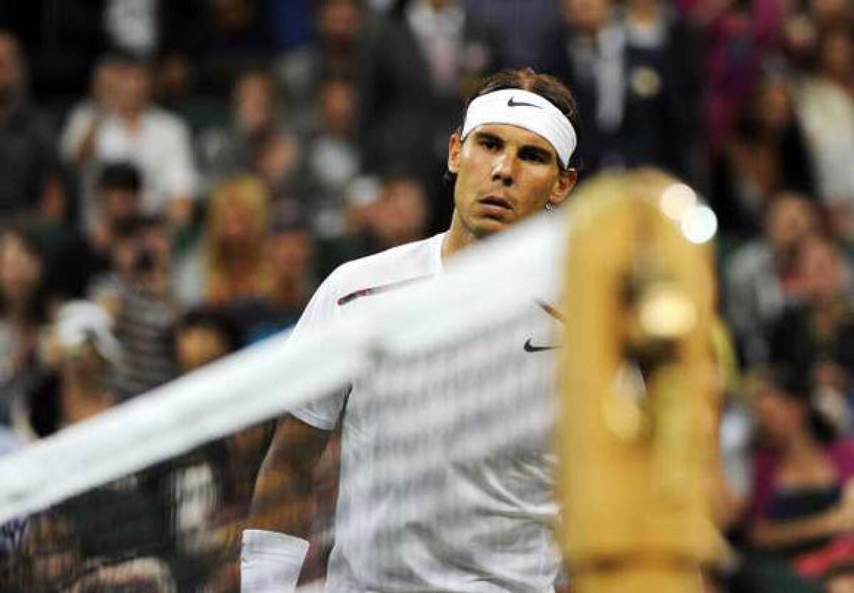 It was a rough day at Wimbledon for Rafael Nadal. His second-round loss was his worst showing in a Grand Slam event since 2005.