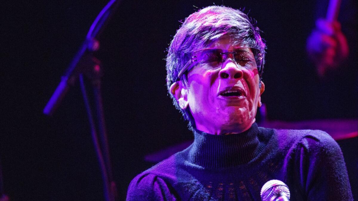 Soul-R&B singer Bettye Lavette sang John Prine's "Souvenirs," a song she first recorded in 1972, during Saturday's Americana tribute to the veteran singer-songwriter in West Hollywood