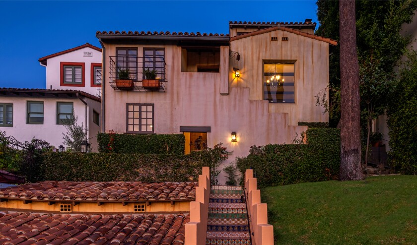 Aaron Paul’s Spanish-style home above the Sunset Strip