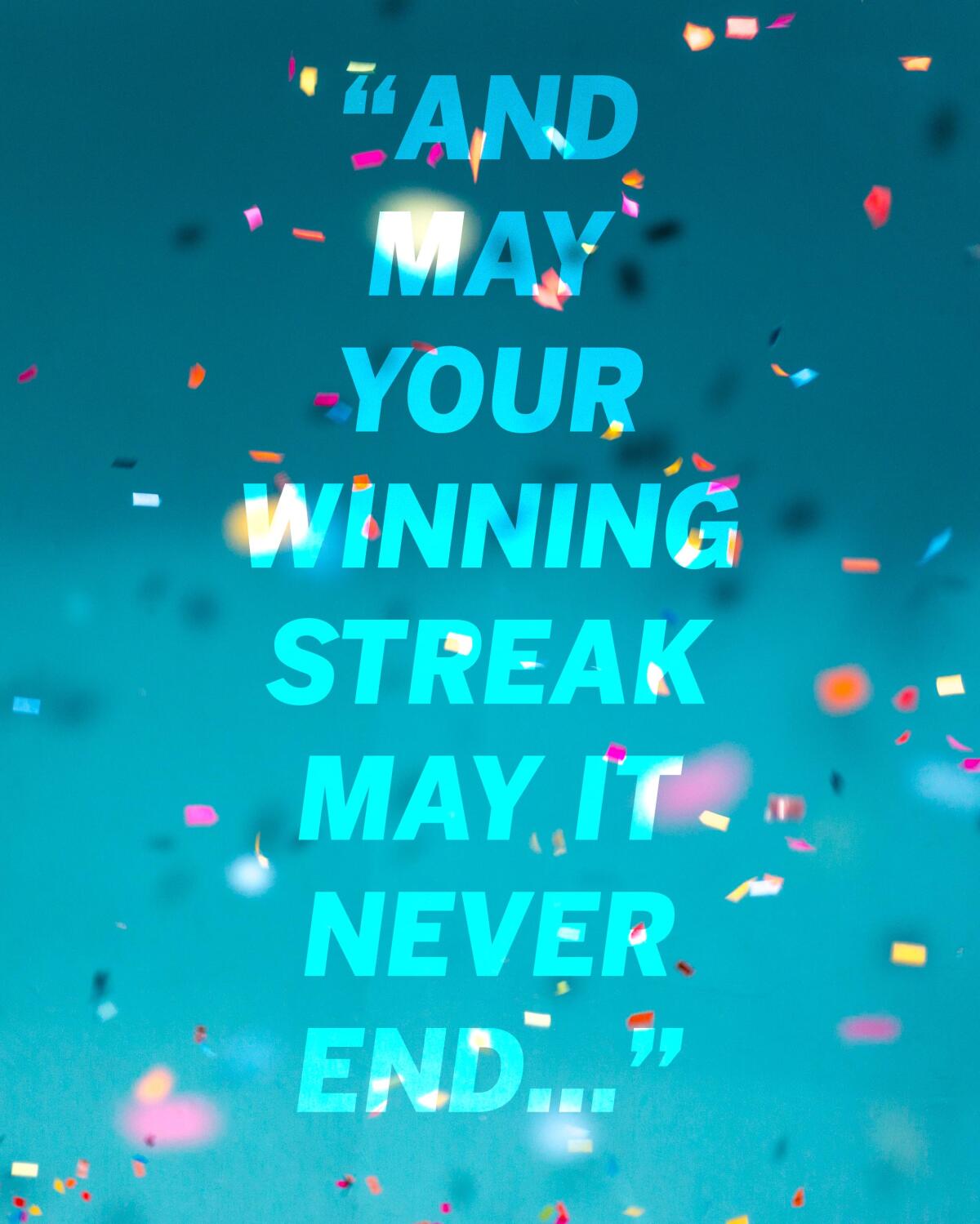 Listen to Glen Hansard's “Winning Streak” this week to help manifest some good luck.