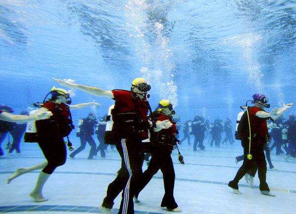 World's largest underwater dance class