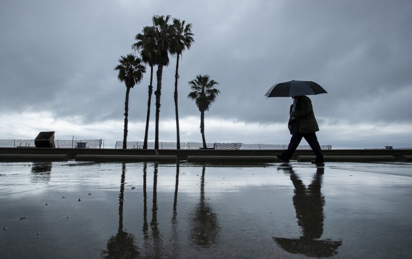 rain in la